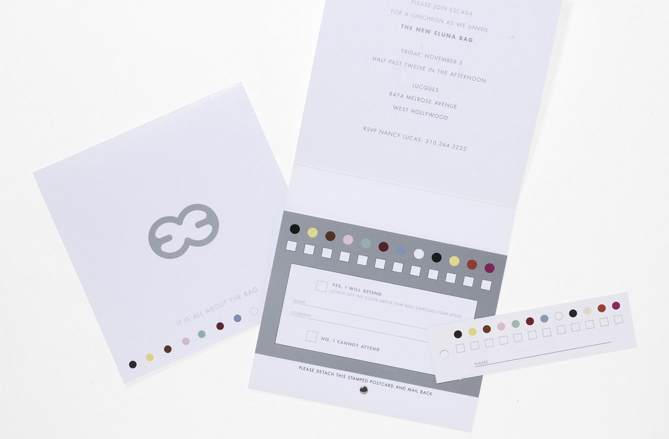 Escada Invitation designed by Studio Usher