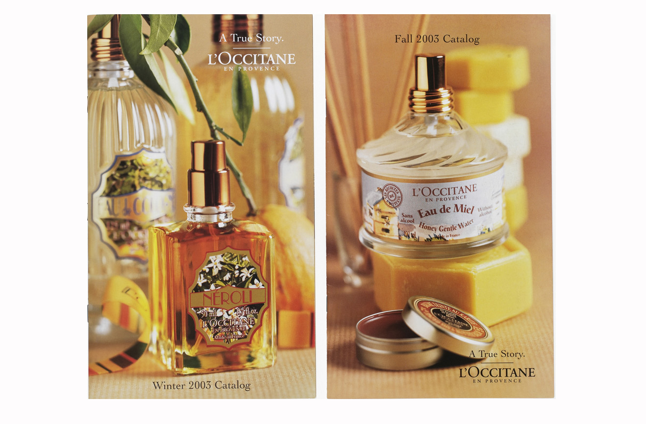 L'Occitane Catalogues designed by Studio Usher