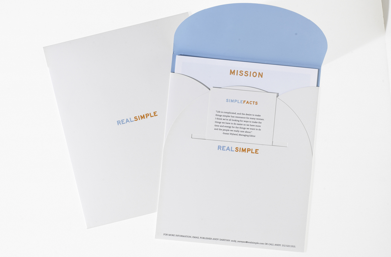 RealSimple Magazine Media kit designed by Studio Usher