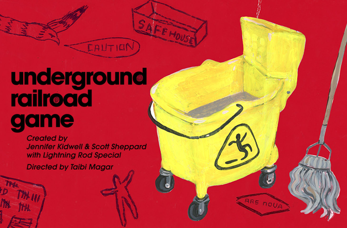 Underground Railroad Game Key Art designed by Studio Usher