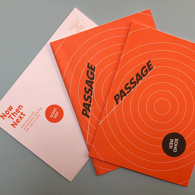 Direct Mail to promote "Passage" a show at Soho Rep by Christopher Chen and directed by Saheem Ali