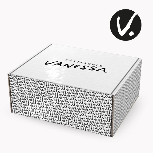 Packaging designed for Patisserie Vanessa